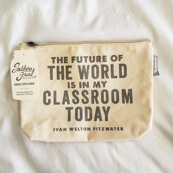 southern fried Other - NWT Southern Fried Cavas Zipper Pouch - Teacher